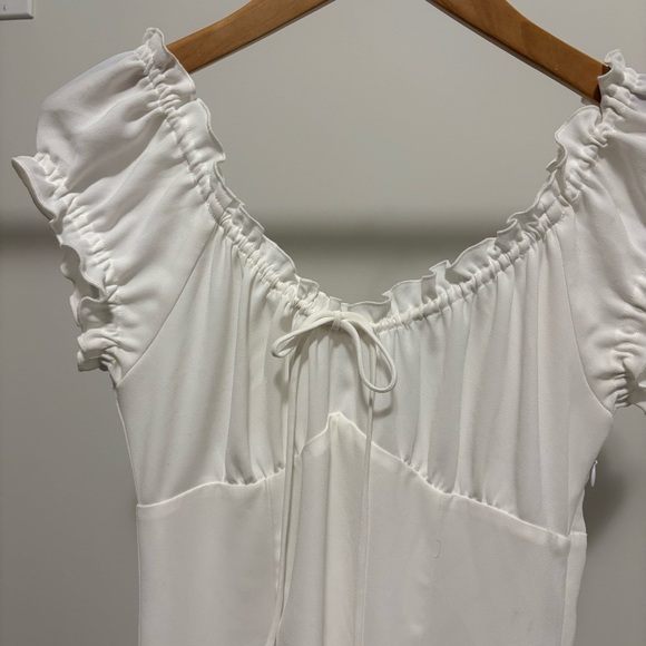 Wilfred Cream Ruffle Dress - Picture 2 of 4